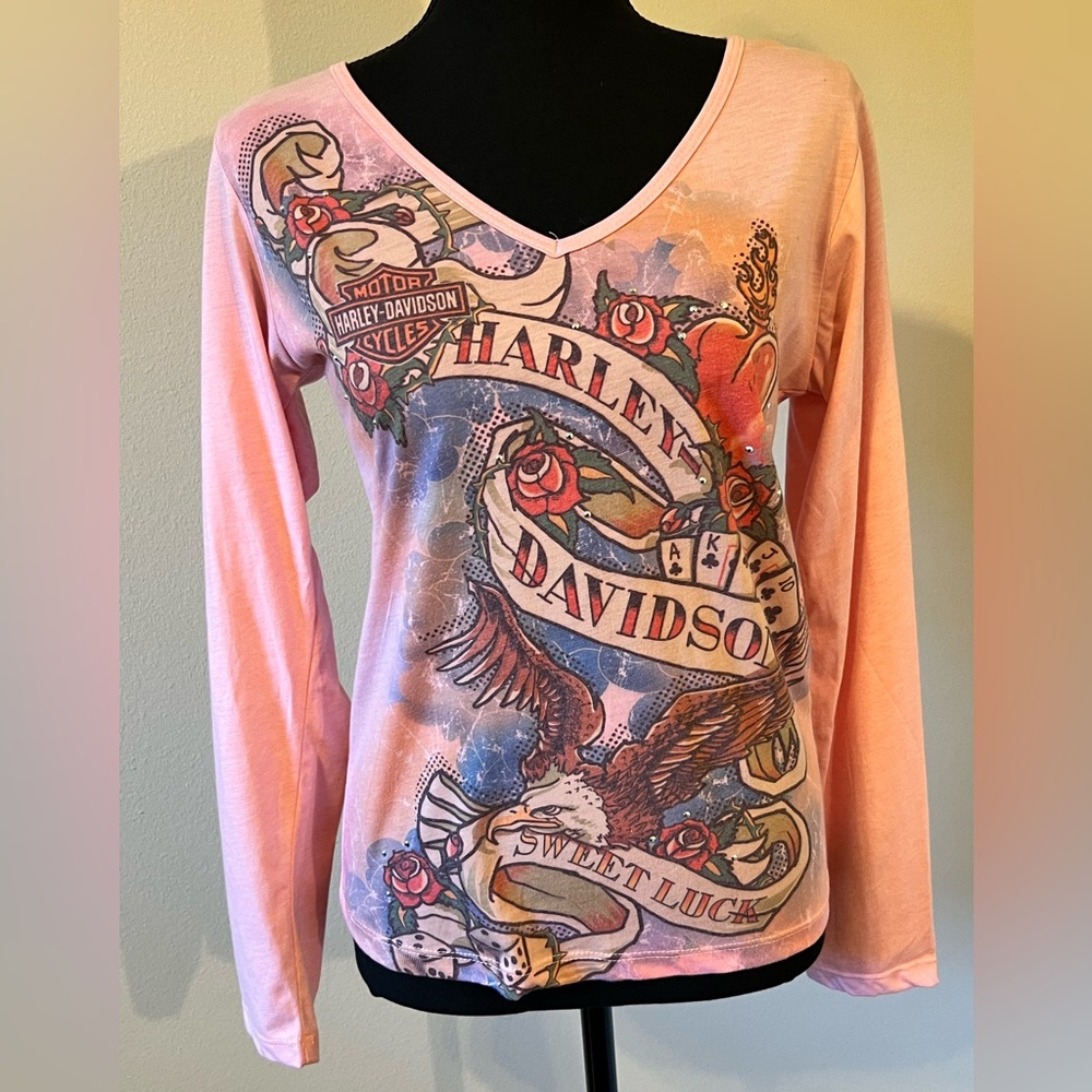 Ladies Harley Davidson Long Sleeve T-Shirt